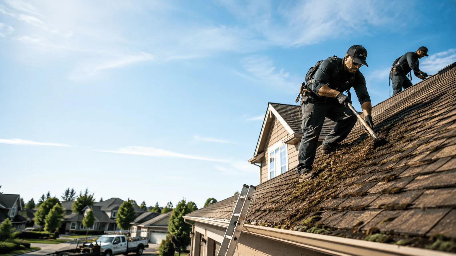 Roof Moss Removal in Carleton, MI near me